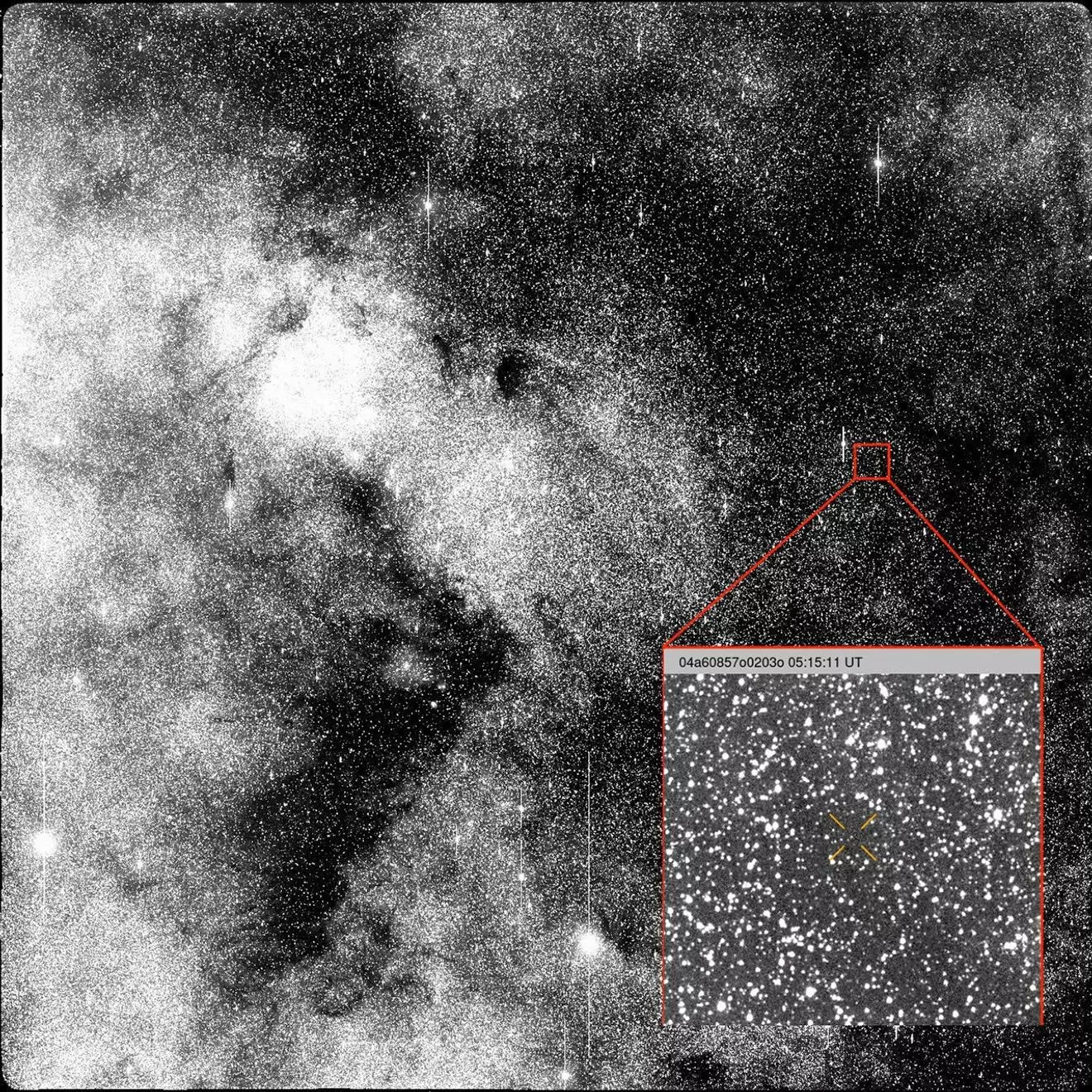 The unusual space object was first observed on July 1 (ATLAS/University of Hawaii/NASA)
