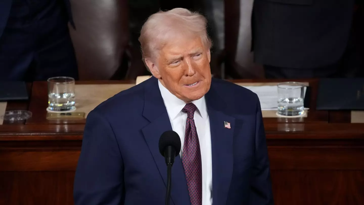 President Trump was branded as 'two-faced' by the Chinese diplomat (Andrew Harnik/Getty Images)