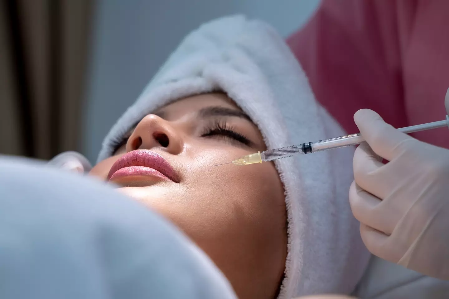 One twin had regular botox, the other did not (Getty Stock Image)