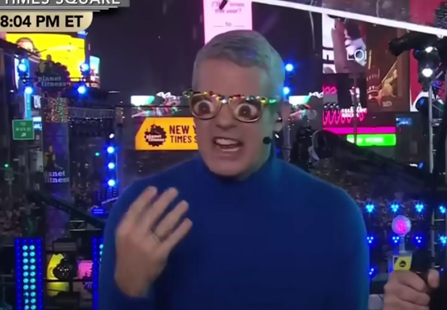 The hosts were left disgusted by the drinking game.