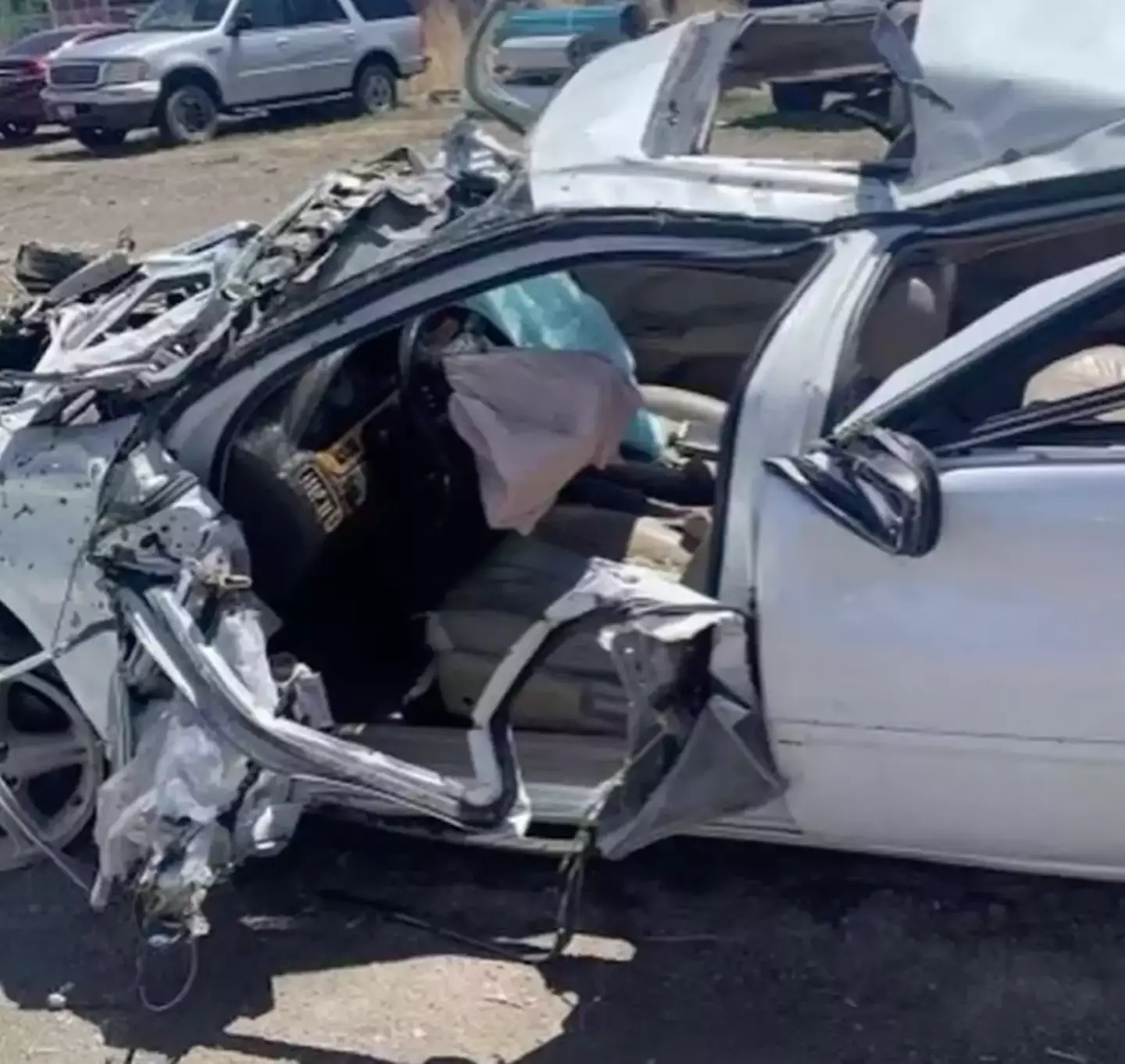 The damaged vehicle (KTVB)