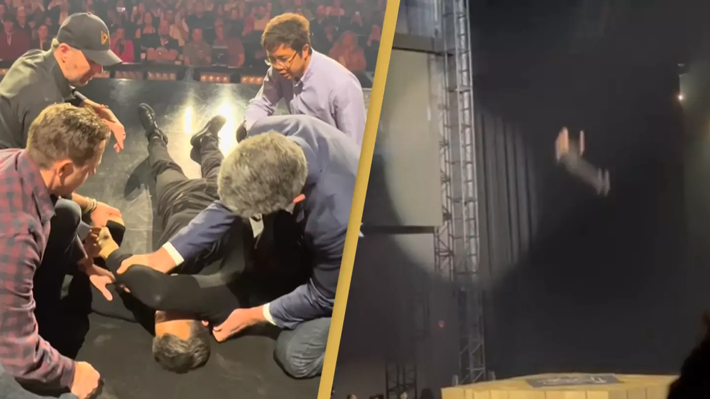 David Blaine dislocated shoulder on stage after falling 80ft during show