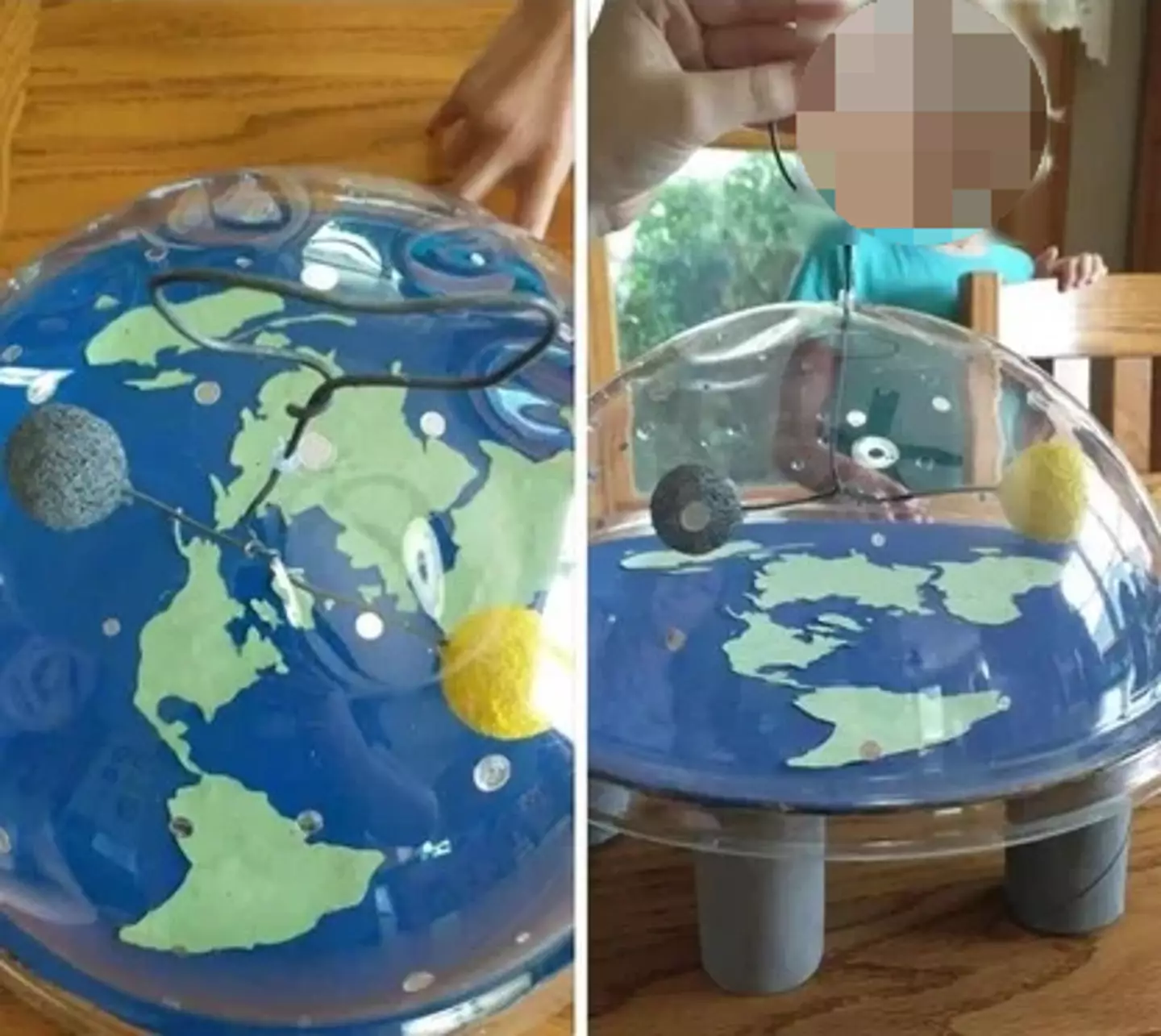 Flat earth parents have been teaching their kids the conspiracy theory.