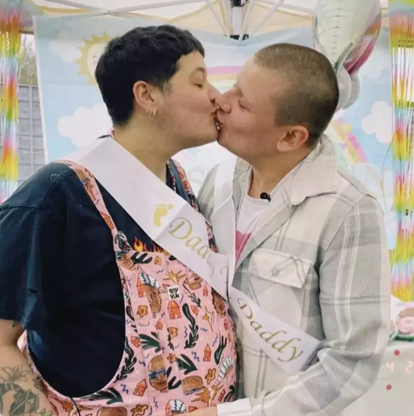 Logan Brown and his partner Bailey Mills.