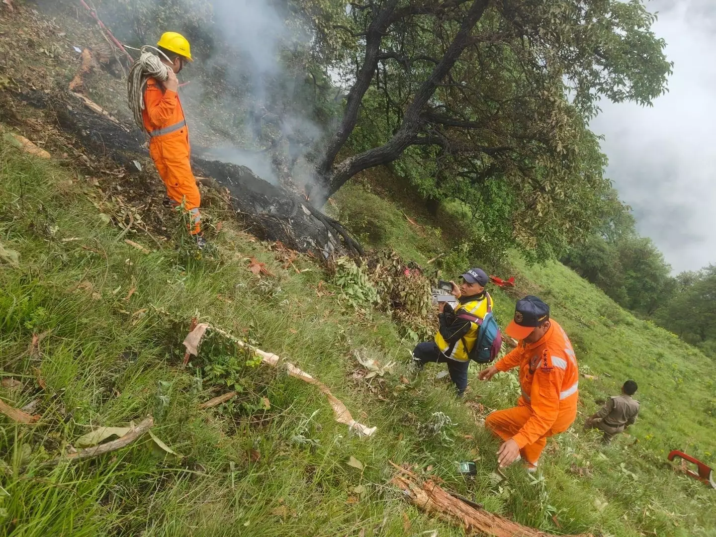 Officials have confirmed seven people have died in the crash (Twitter)