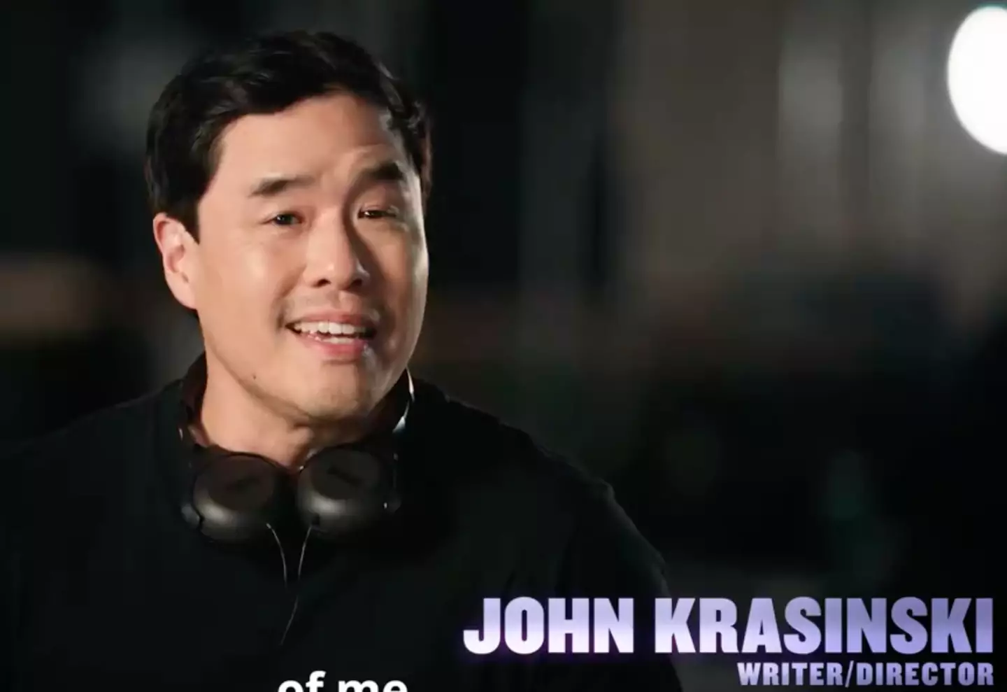 Randall Park completely committed to the role.