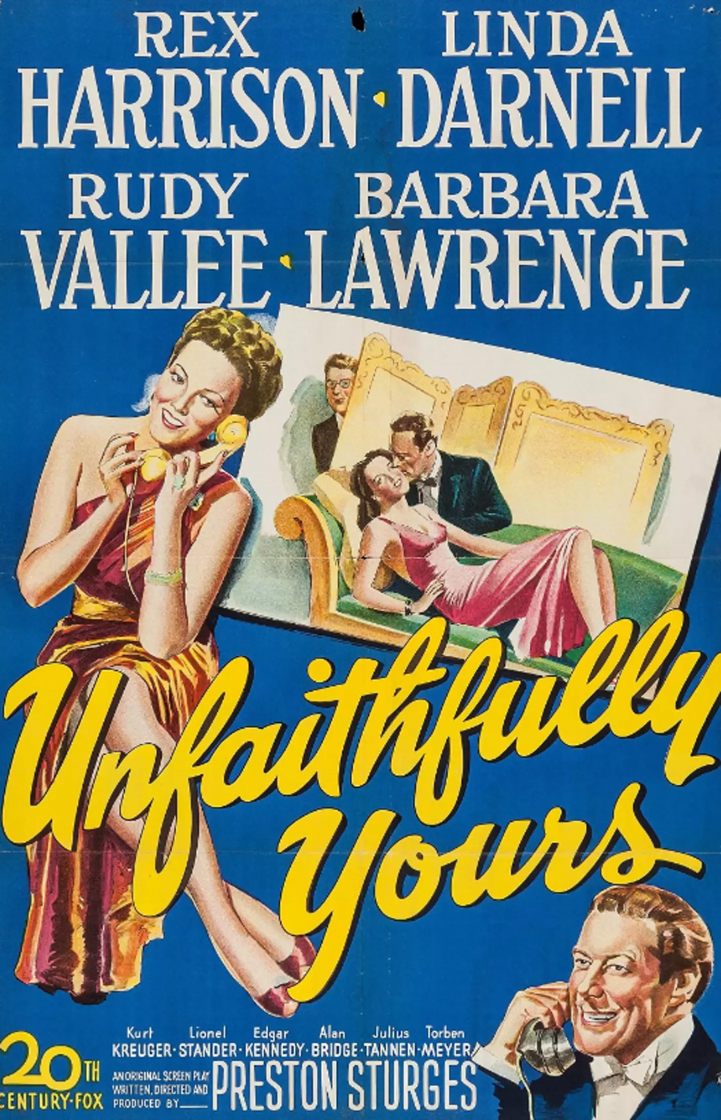 Unfaithfully Yours was released against the backdrop of World War Two.