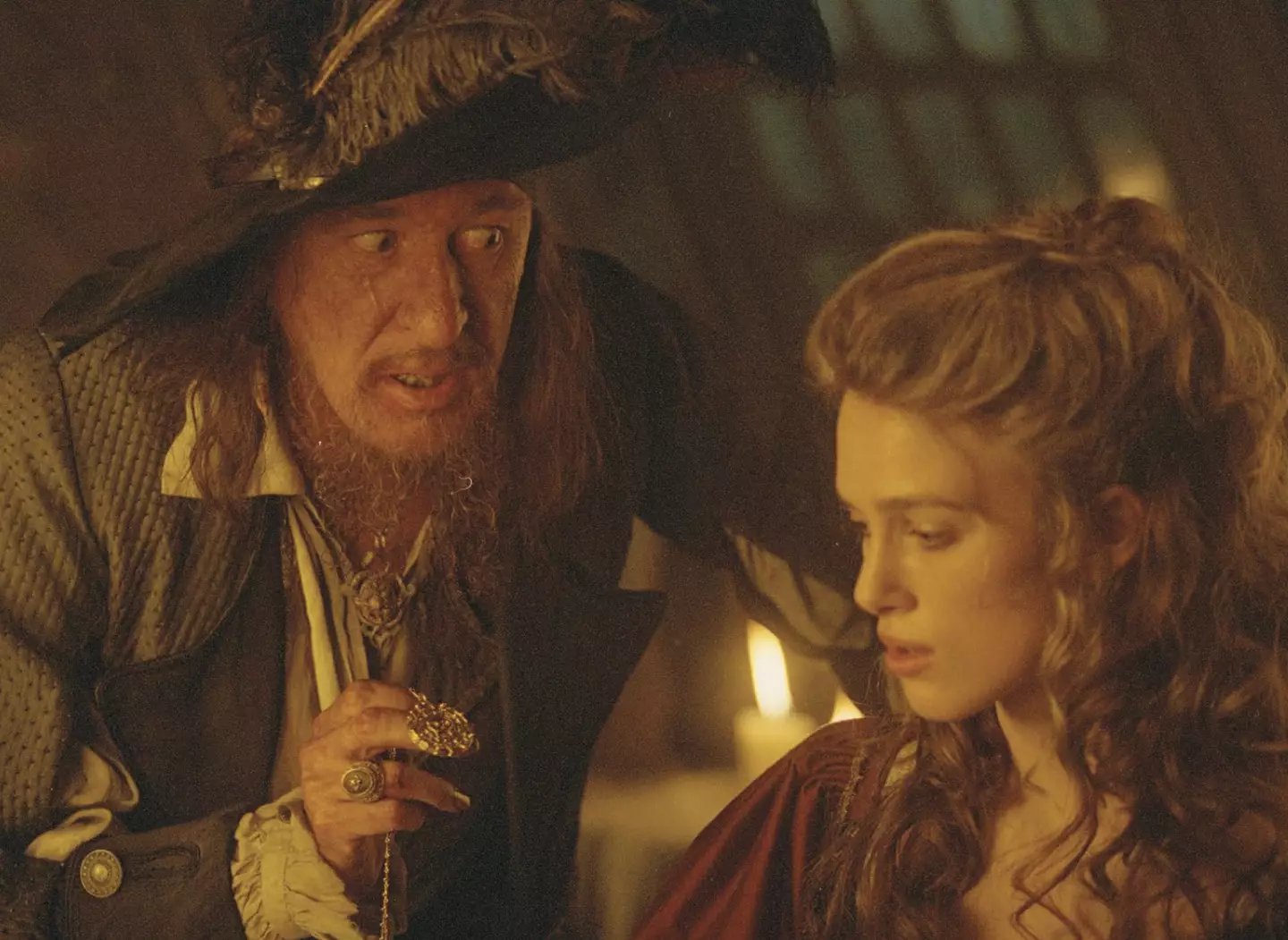 The actor played Elizabeth Swann in the film franchise. (Disney)