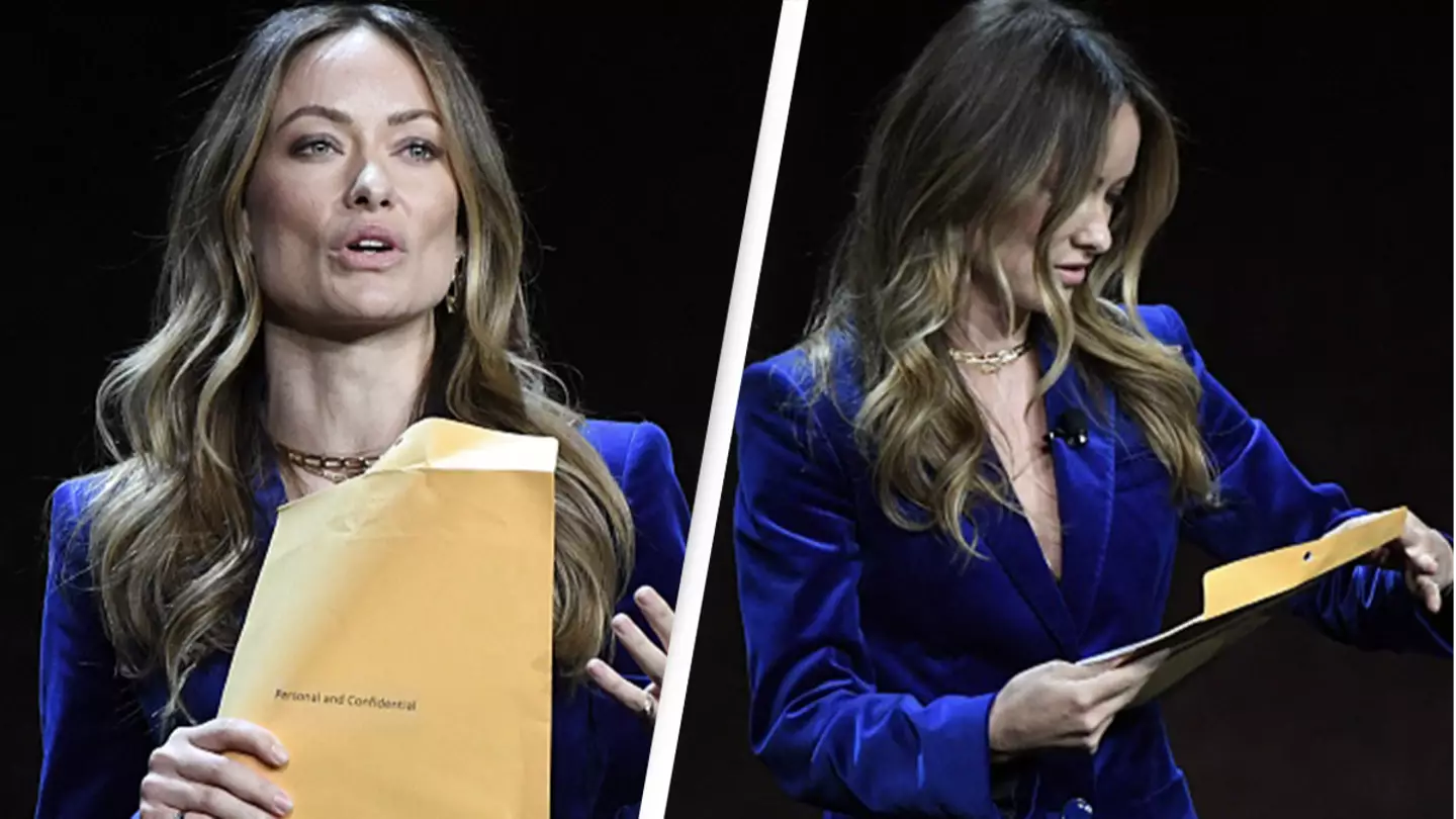 Olivia Wilde Served Custody Documents On Stage At CinemaCon Following Jason Sudeikis Split