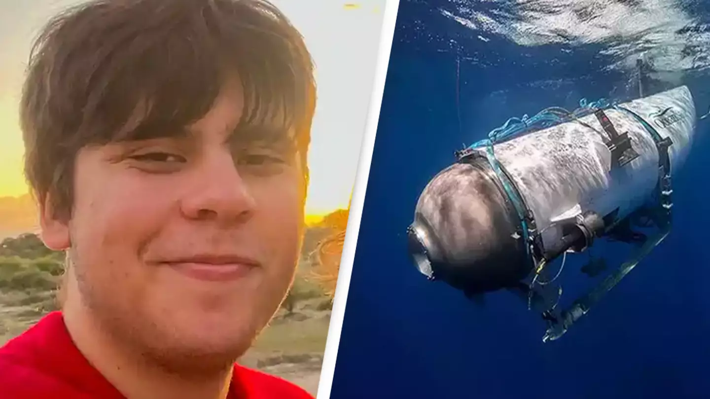 Family reveals teen passenger on vanished submarine was 'terrified' of trip to visit Titanic wreck
