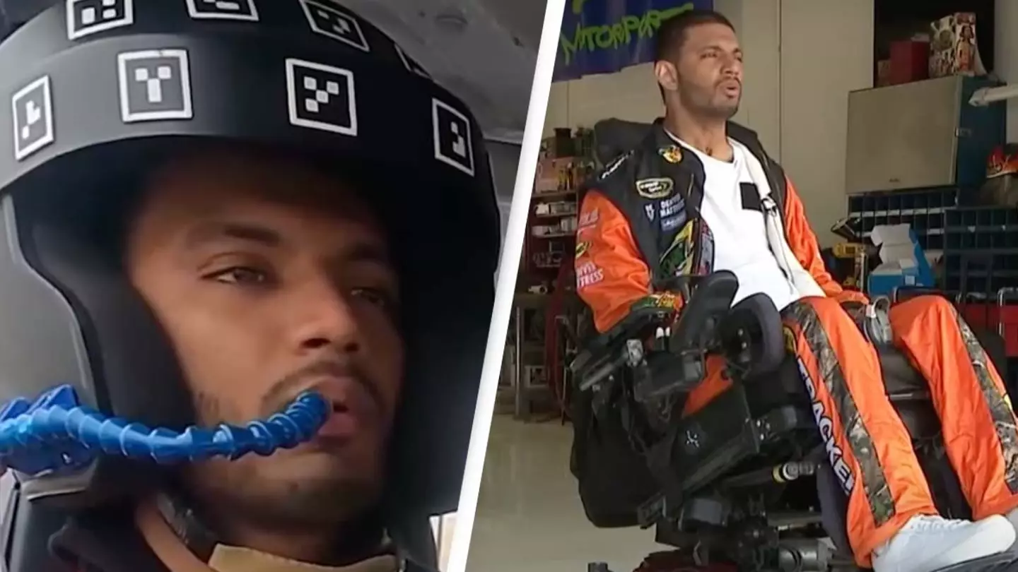 Quadriplegic Man Drives Race Car Using His Brain In Once-In-A-Lifetime Experience