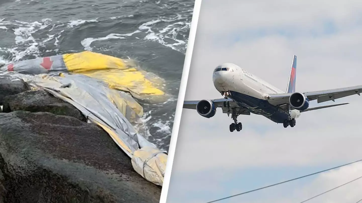 Emergency slide that fell from Delta flight discovered in bizarre twist