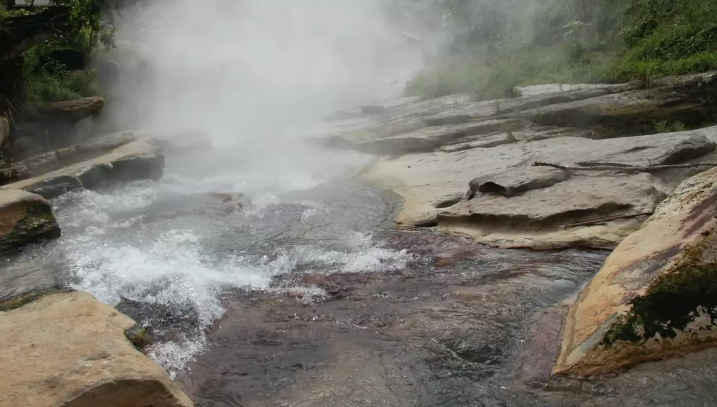 Geoscientist Andrés Ruzo has seen the river for himself (TED/YouTube/Andrés Ruzo)