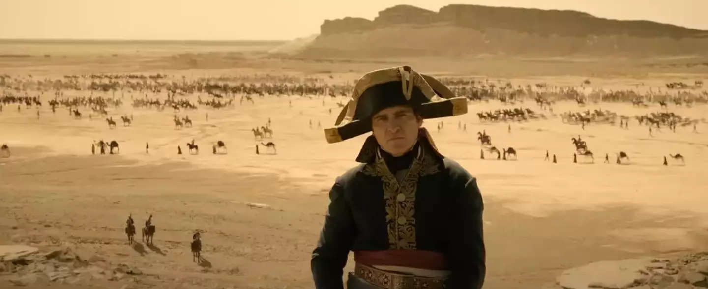 Joaquin Phoenix in Napoleon.