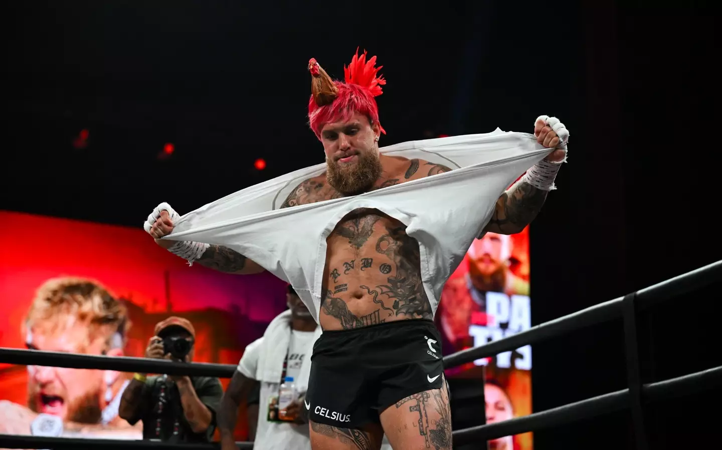 Jake Paul remained confident ahead of the fight (Stephen McCarthy/Sportsfile via Getty Images)