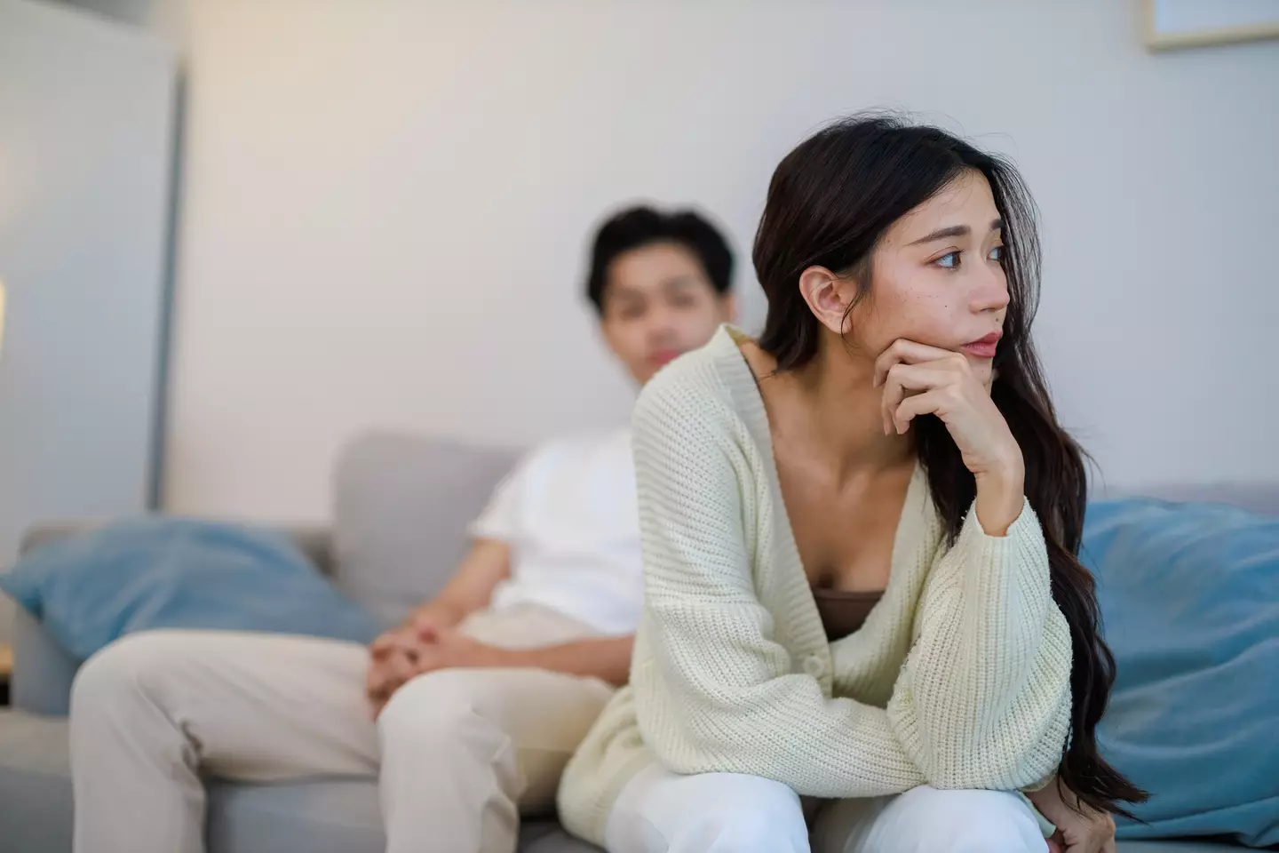 A study found that women typically cheat on their partners with someone they find more attractive (Getty Stock)