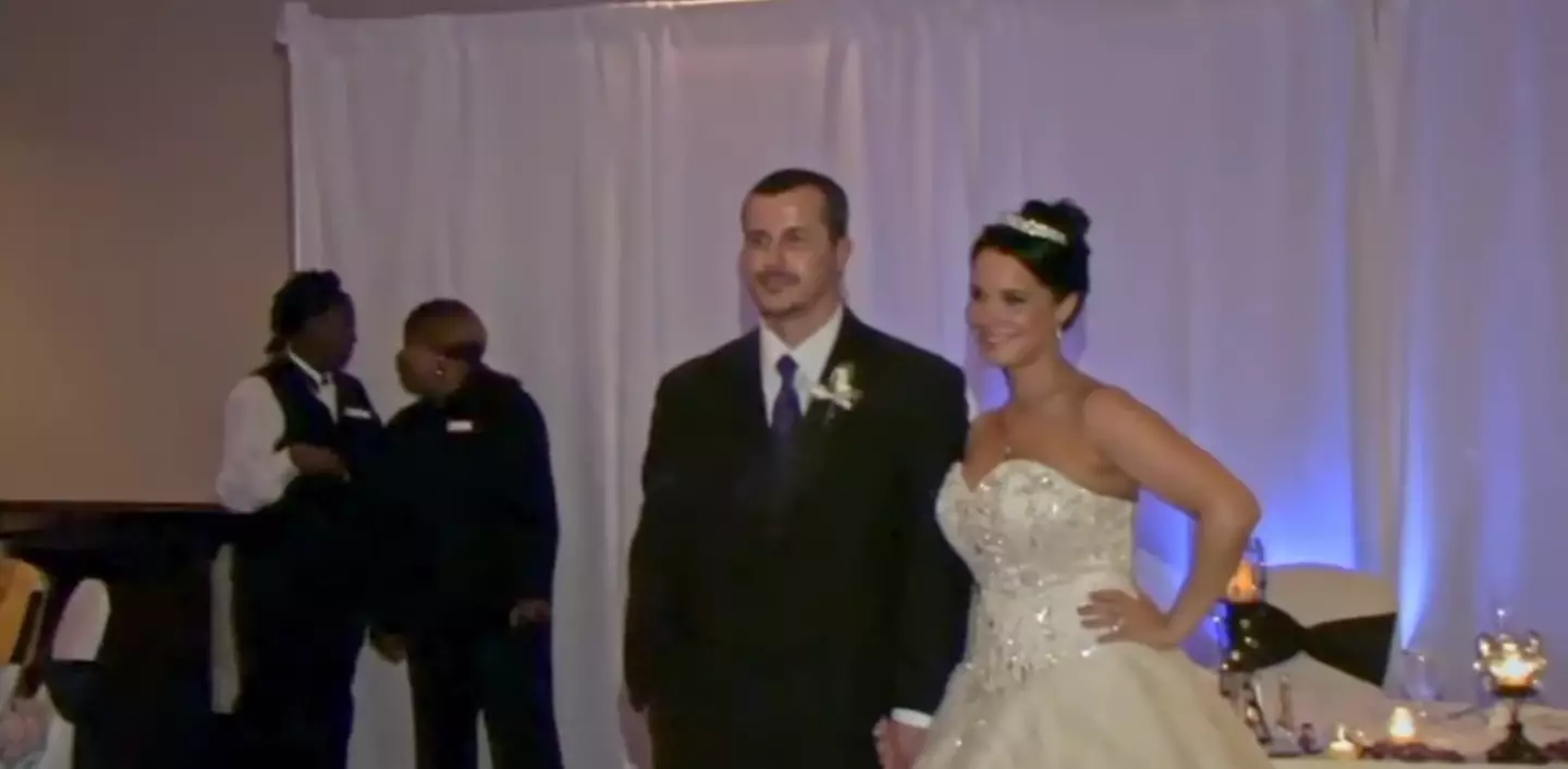 Chris and Shanann on their wedding day.