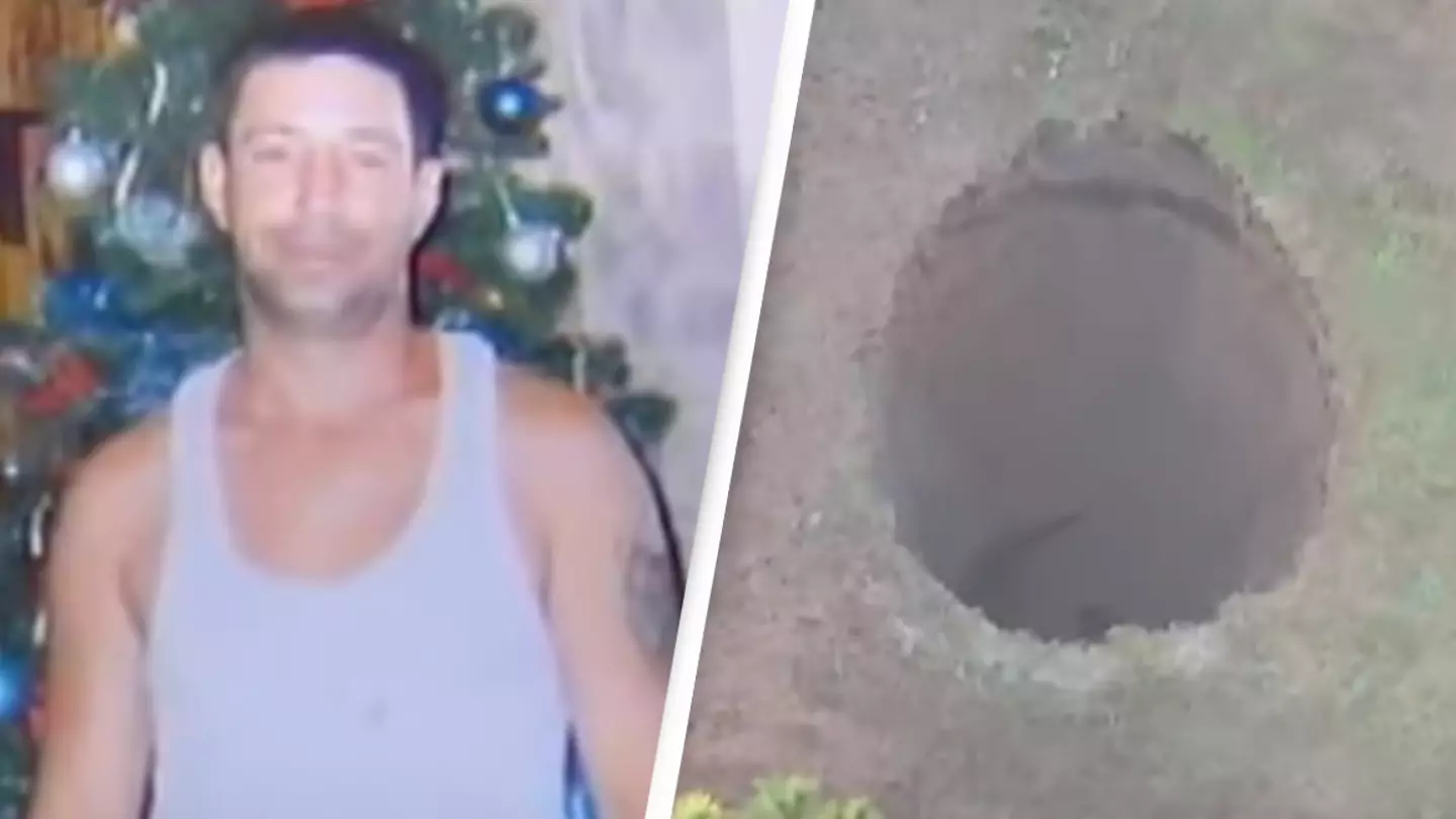 Man vanished without a trace after a sinkhole swallowed up his entire bedroom