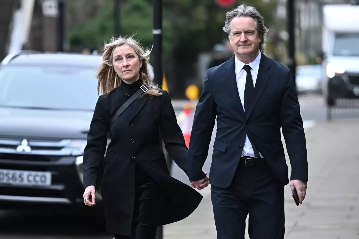Martin Frizell recently quit his TV job to care for his wife, Fiona Phillips, who has been diagnosed with early-onset Alzheimer's (Leon Neal/Getty Images)