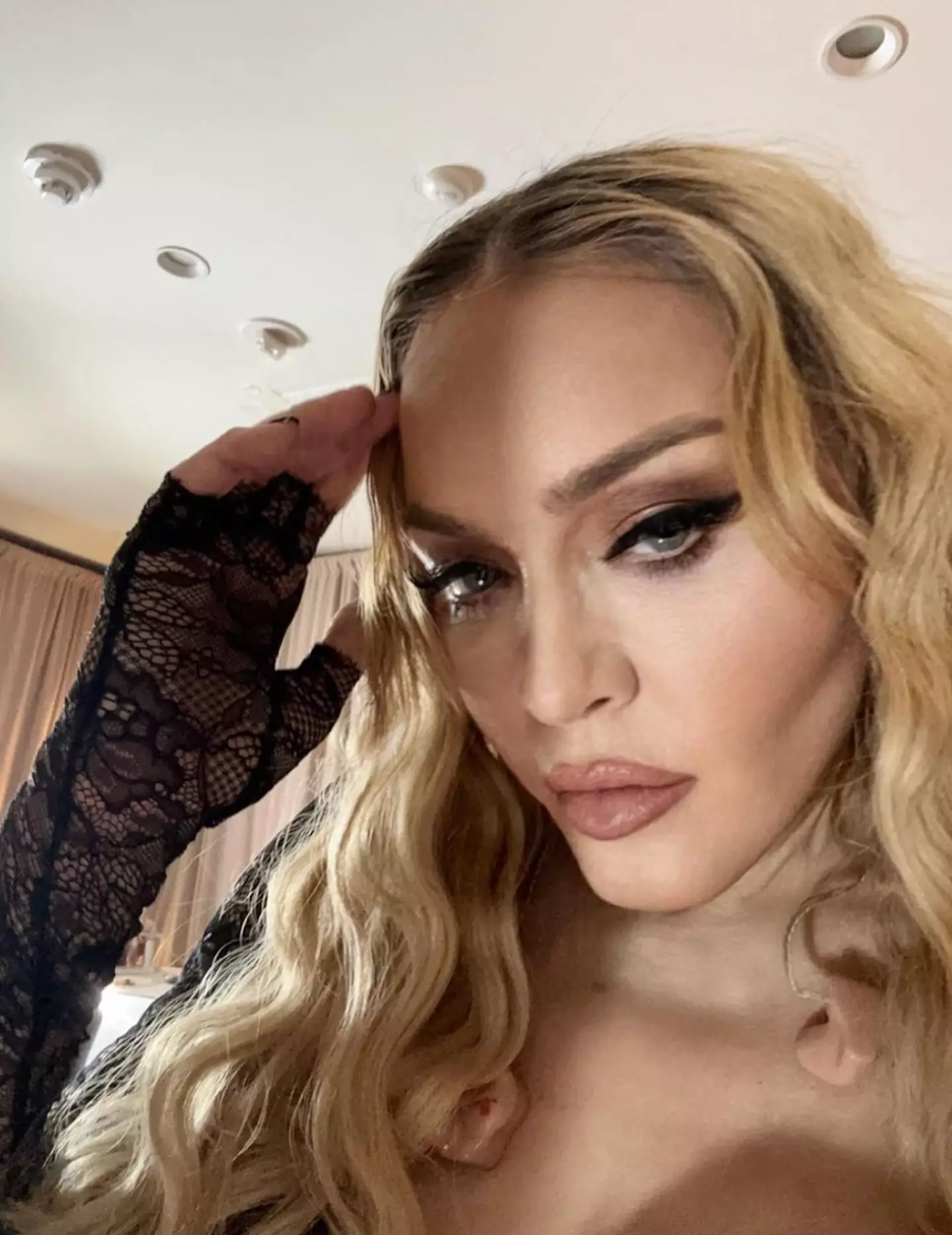 Madonna revealed what her first word was upon waking up.