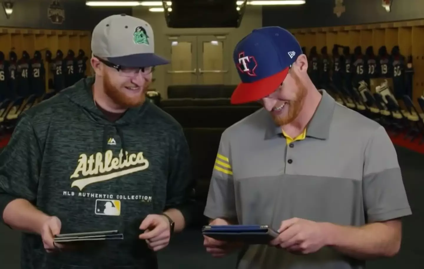 They weren't long lost brothers at all, but they have become friends.