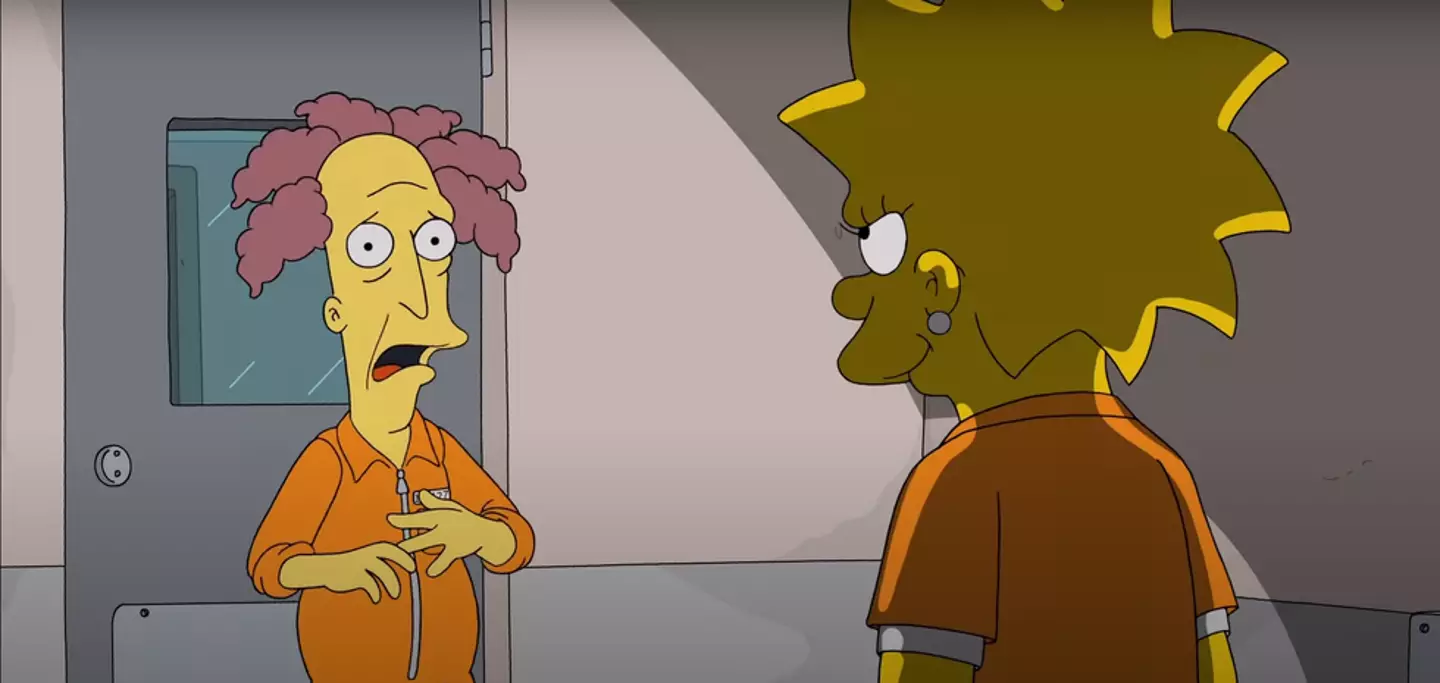 Lisa Simpson murders Sideshow Bob.