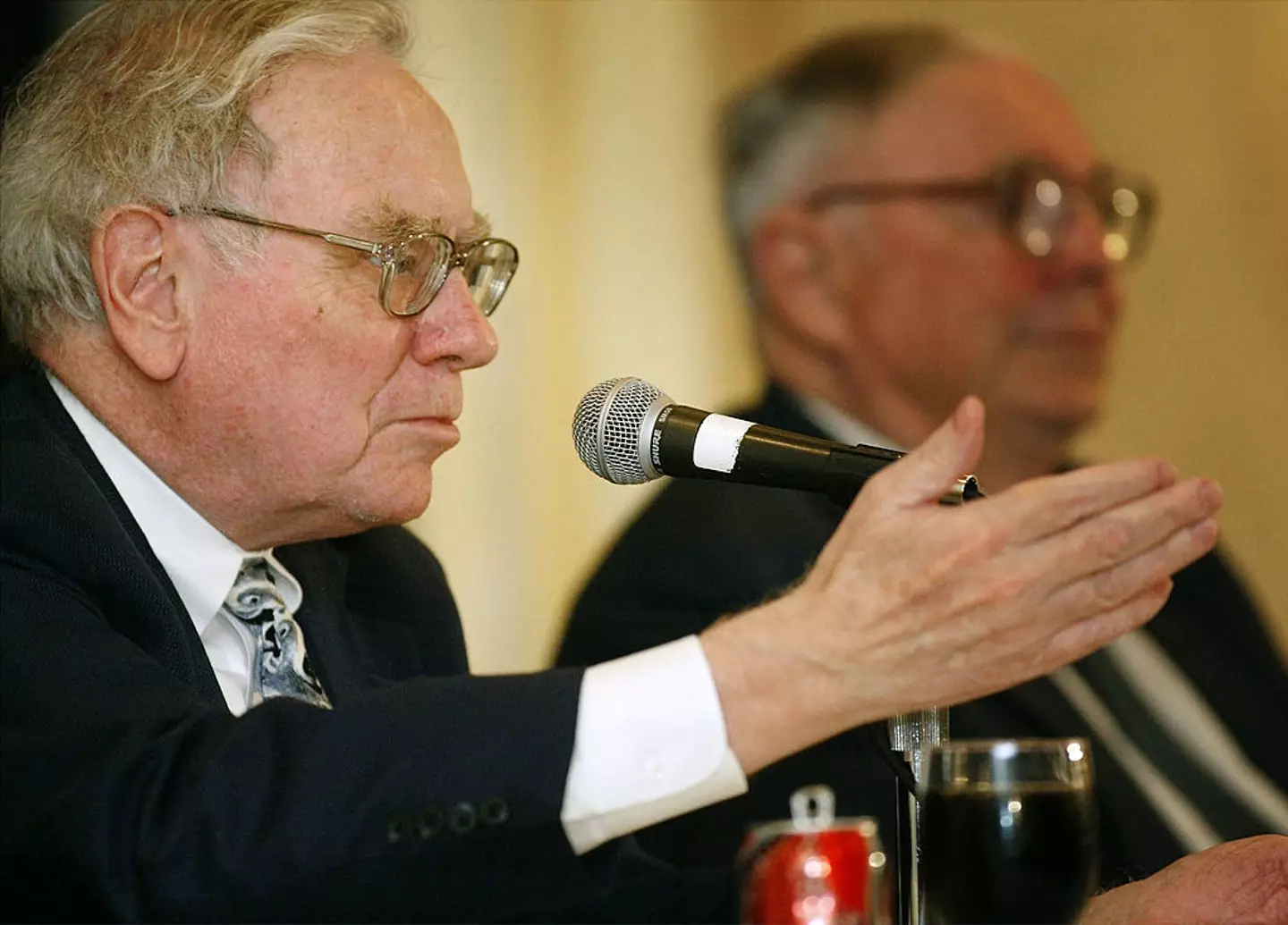 Warren Buffett stunned the audience on Saturday (Eric Francis/Getty Images)