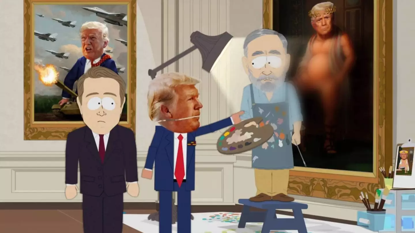 South Park poked fun at Trump (Paramount)