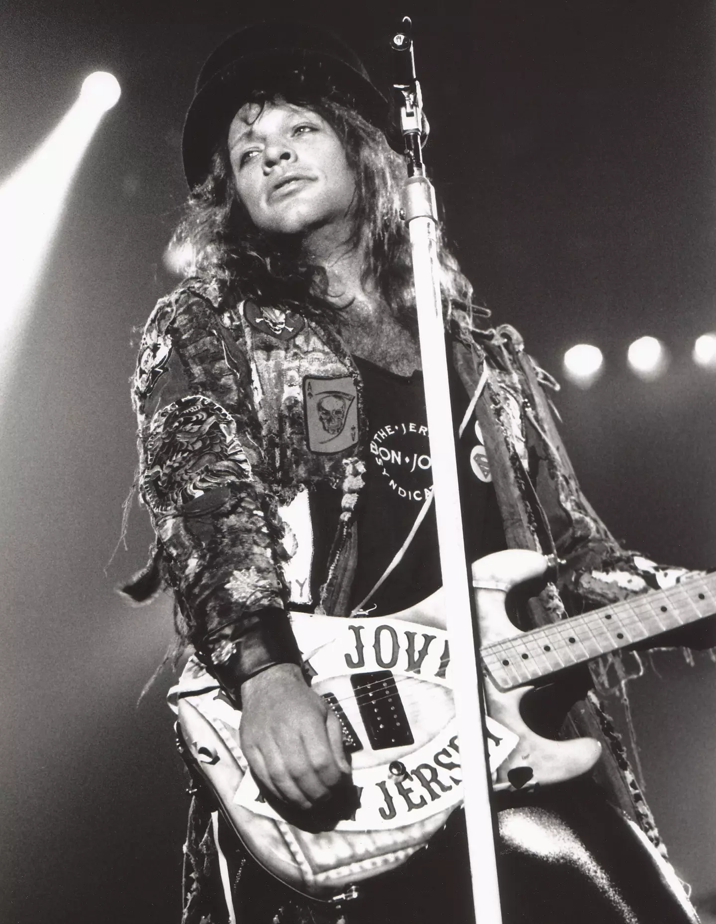 Jon Bon Jovi at Ahoy in Rotterdam in 1989. (Rob Verhorst/Redferns/Getty)