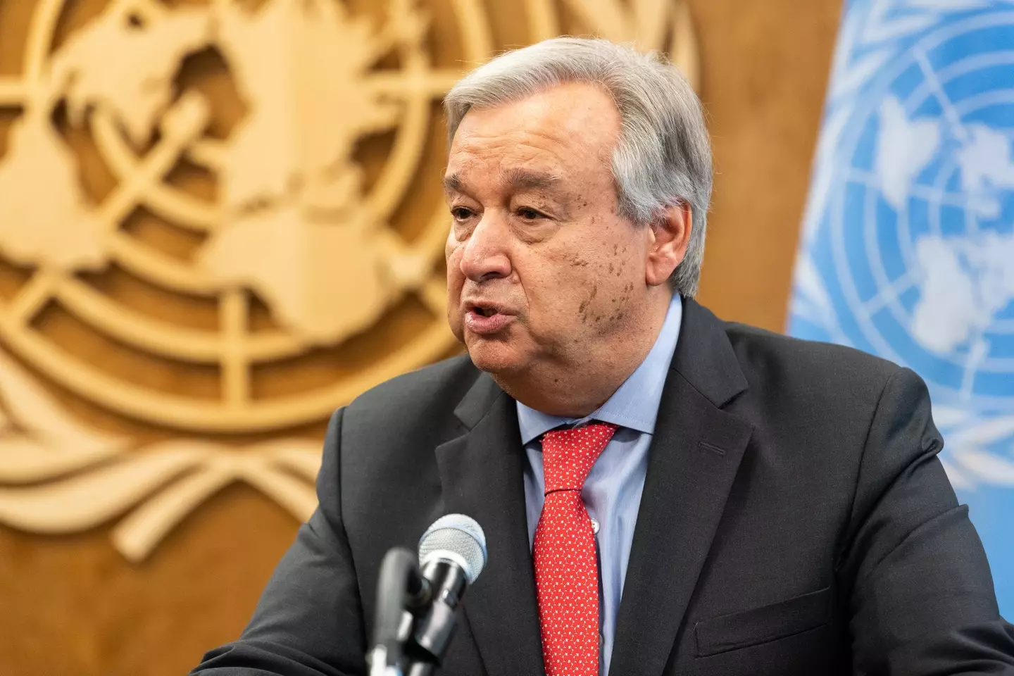 The UN secretary-general pointed to conflicts across the world as a worrying issue.