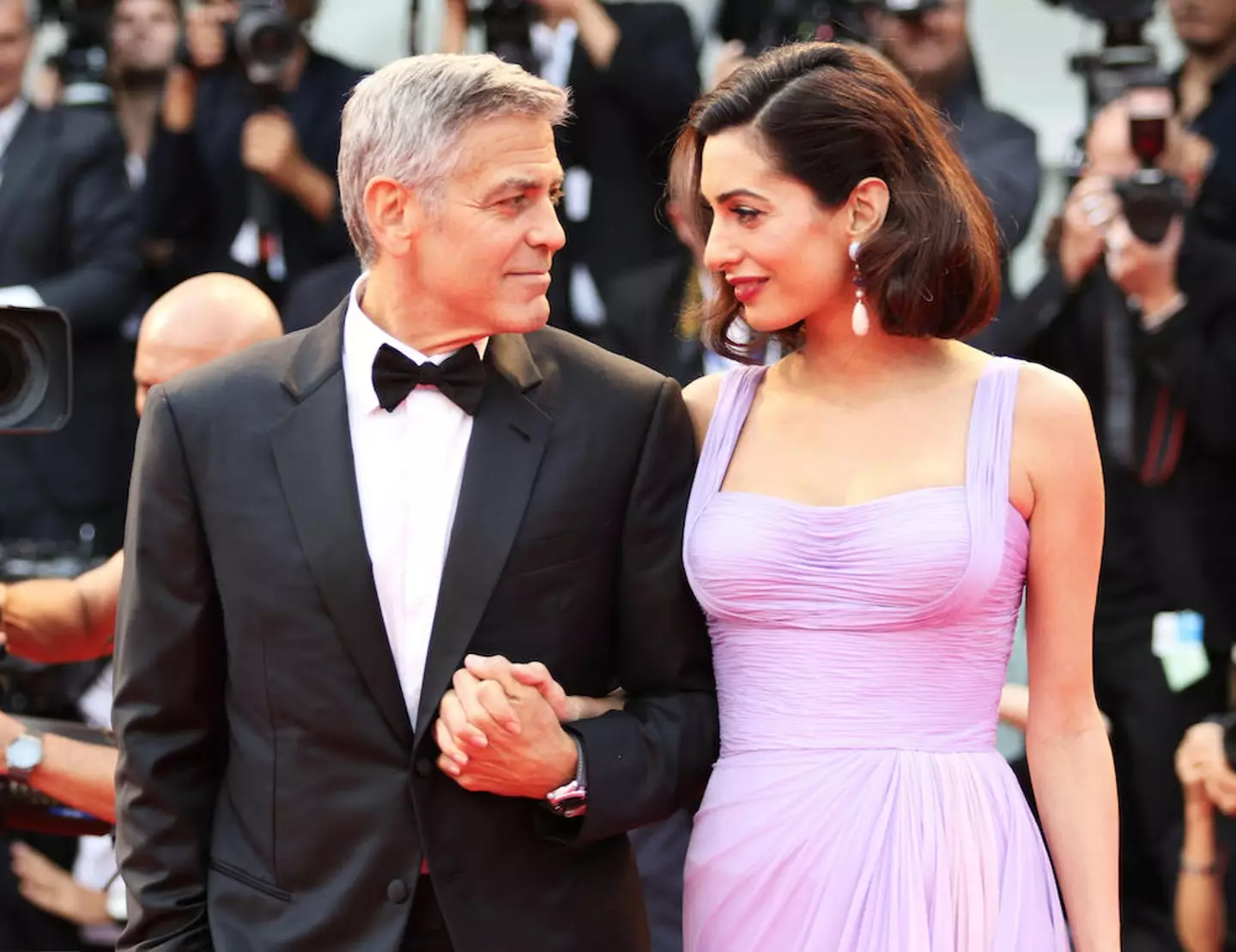 George and Amal Clooney.