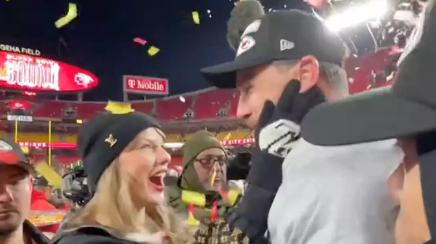 Lip reader 'reveals what Taylor Swift said to Travis Kelce' during intimate moment after Chiefs secured spot at Super Bowl