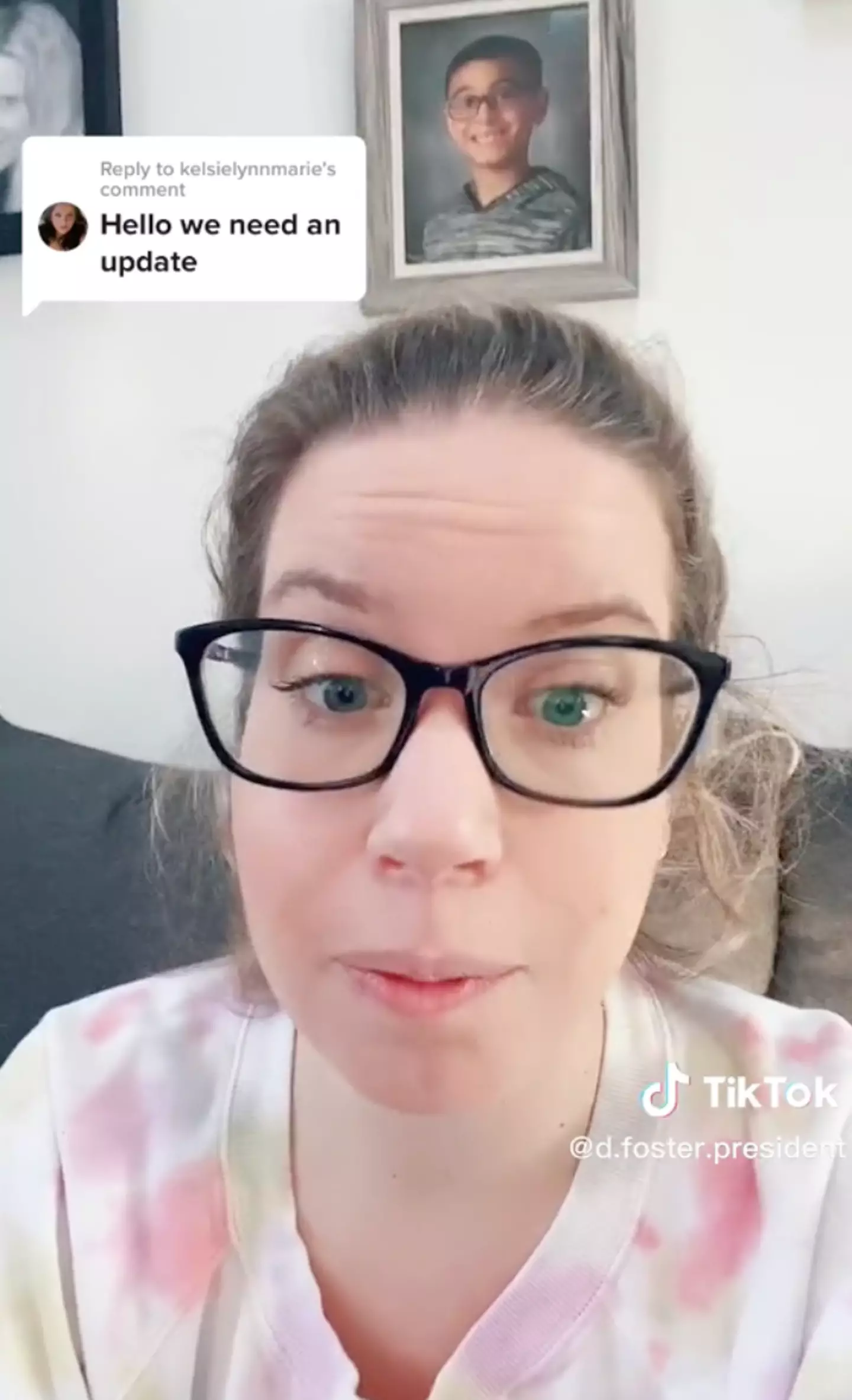 The mum has been praised for her parenting.