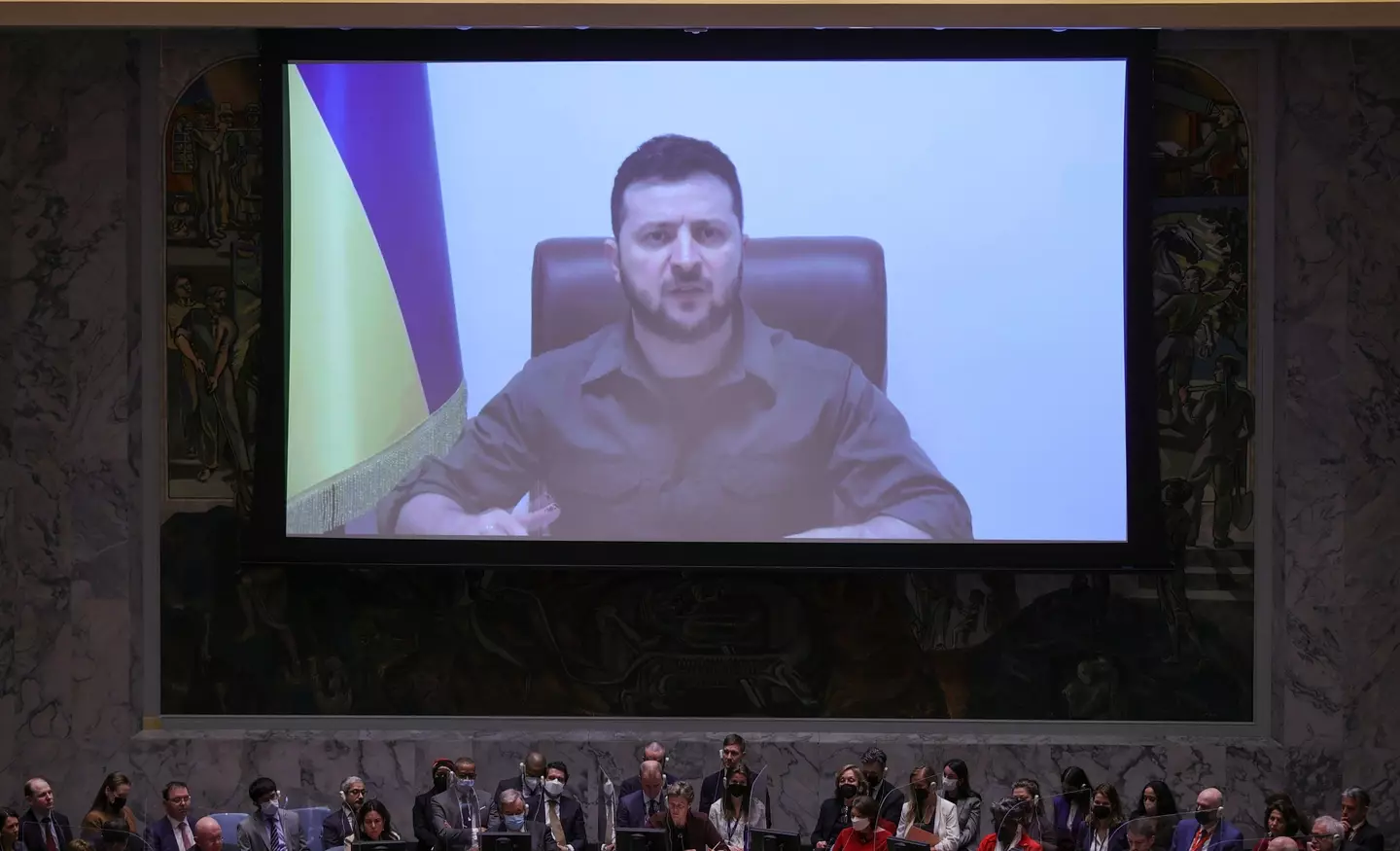 President Zelenskyy addressed the UN Security Council yesterday.