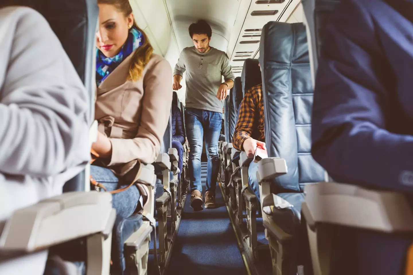 Walking around during a long-haul flight is essential (Izusek/Getty Images)
