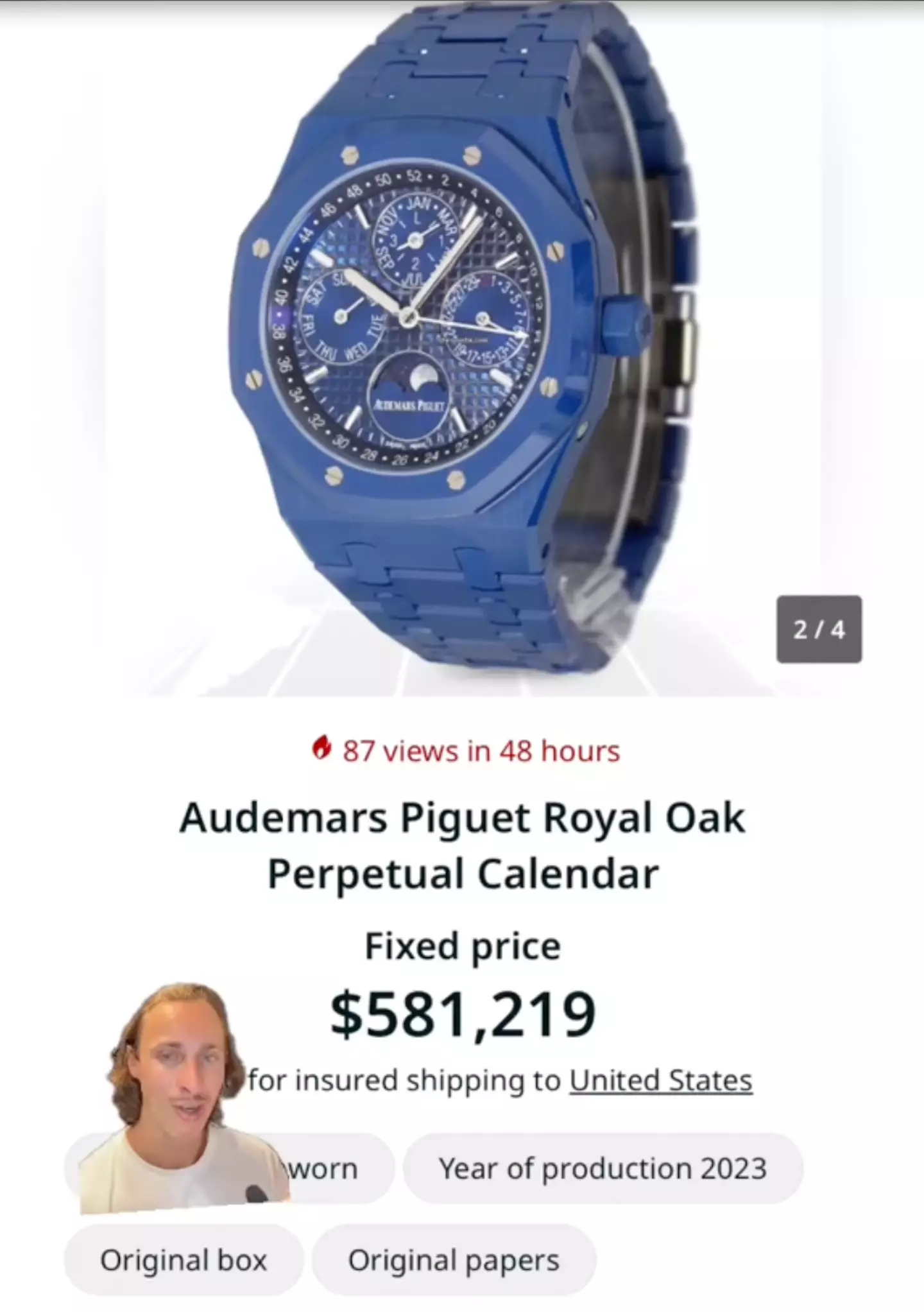 This one is in blue!