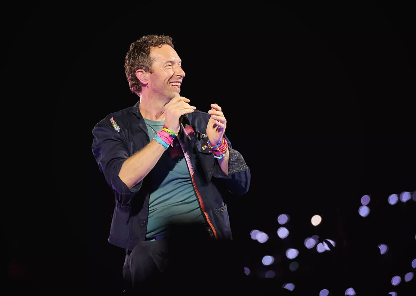 The frontman himself even joked about the situation at the time (Tibrina Hobson/Getty Images)