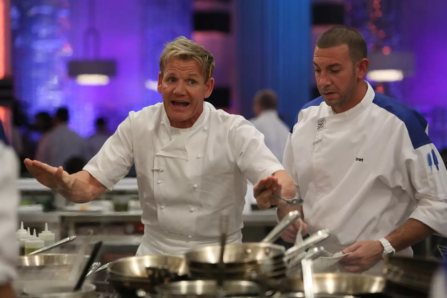 Gordon Ramsay front his US reality series Hell's Kitchen.