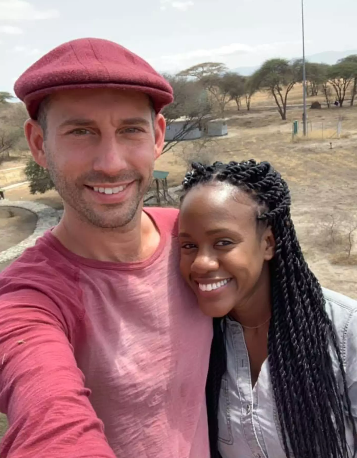 Steven Weber and Kenesha Antonie were on holiday in Africa (Facebook/Kenesha Antoine)