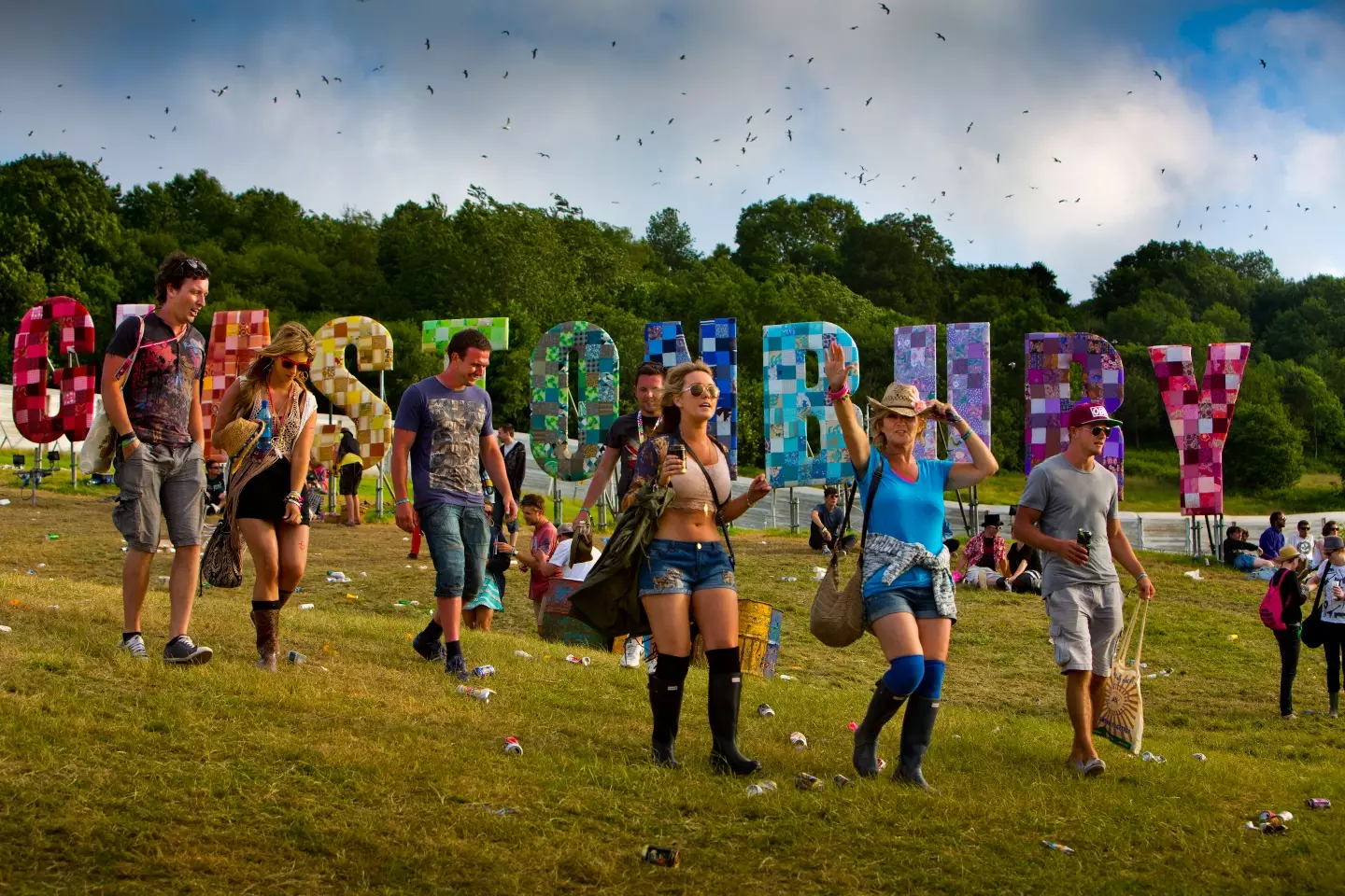 Glastonbury festival (Alamy)