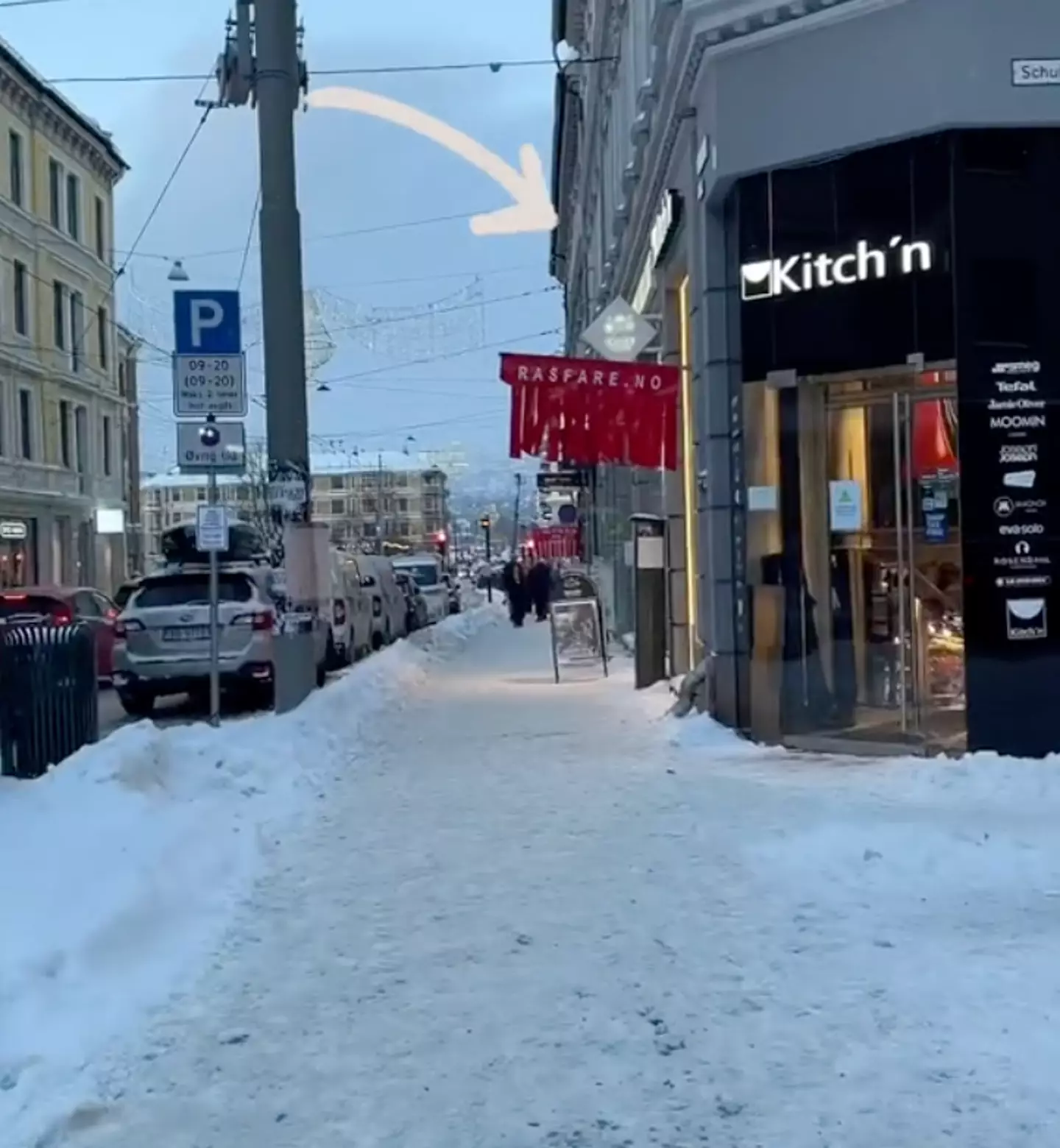 These red flags seen in public in Oslo, Norway have a specific purpose.