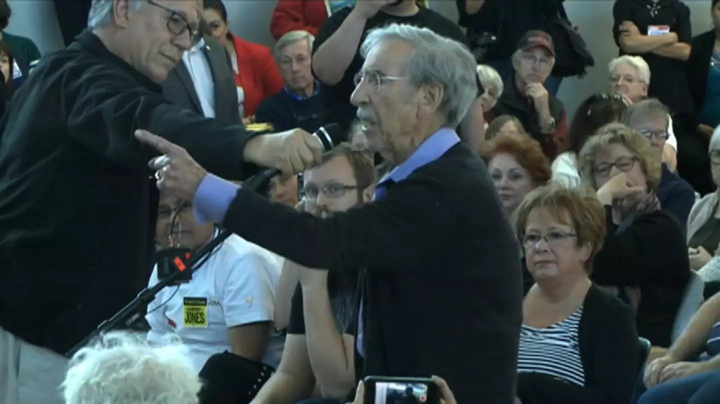 Shocking moment Holocaust survivor, 87, confronts Donald Trump's ICE director in resurfaced video