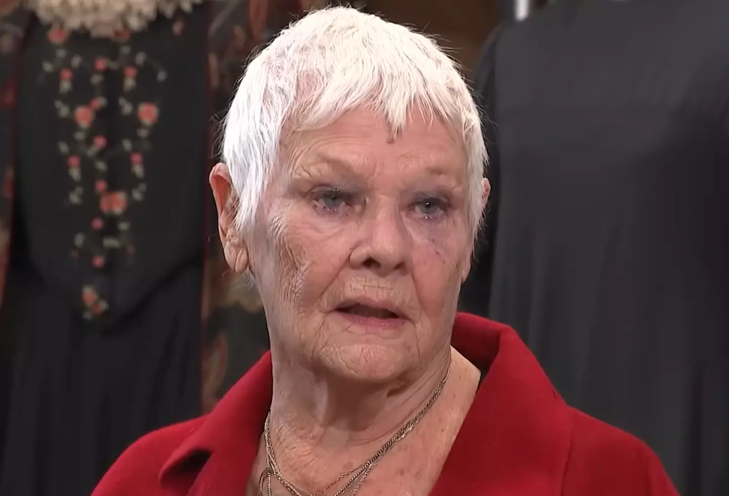 Dench's AMD has left her unable to read or watch TV (ITV News)