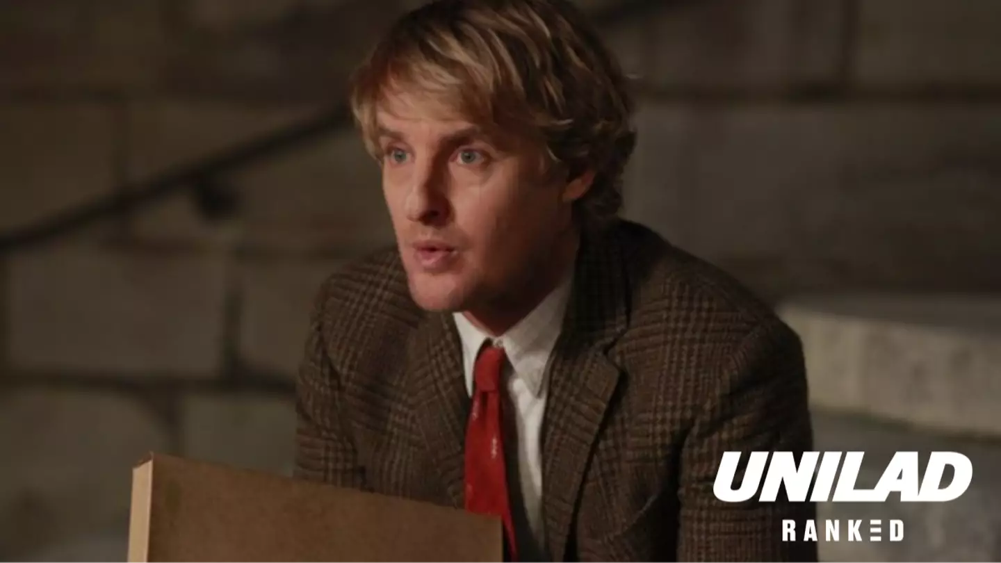 Owen Wilson reveals the top five films of his career