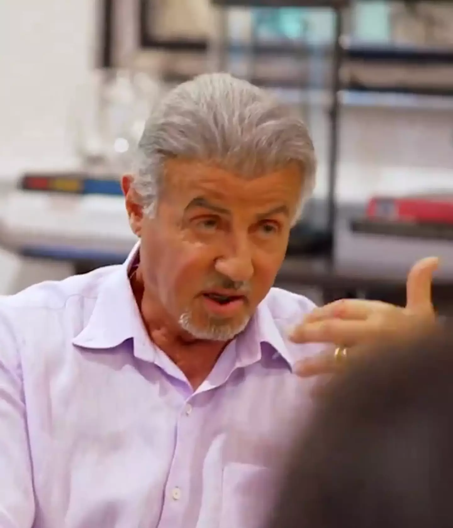 Sylvester Stallone told his family during dinner he was selling their home in California.