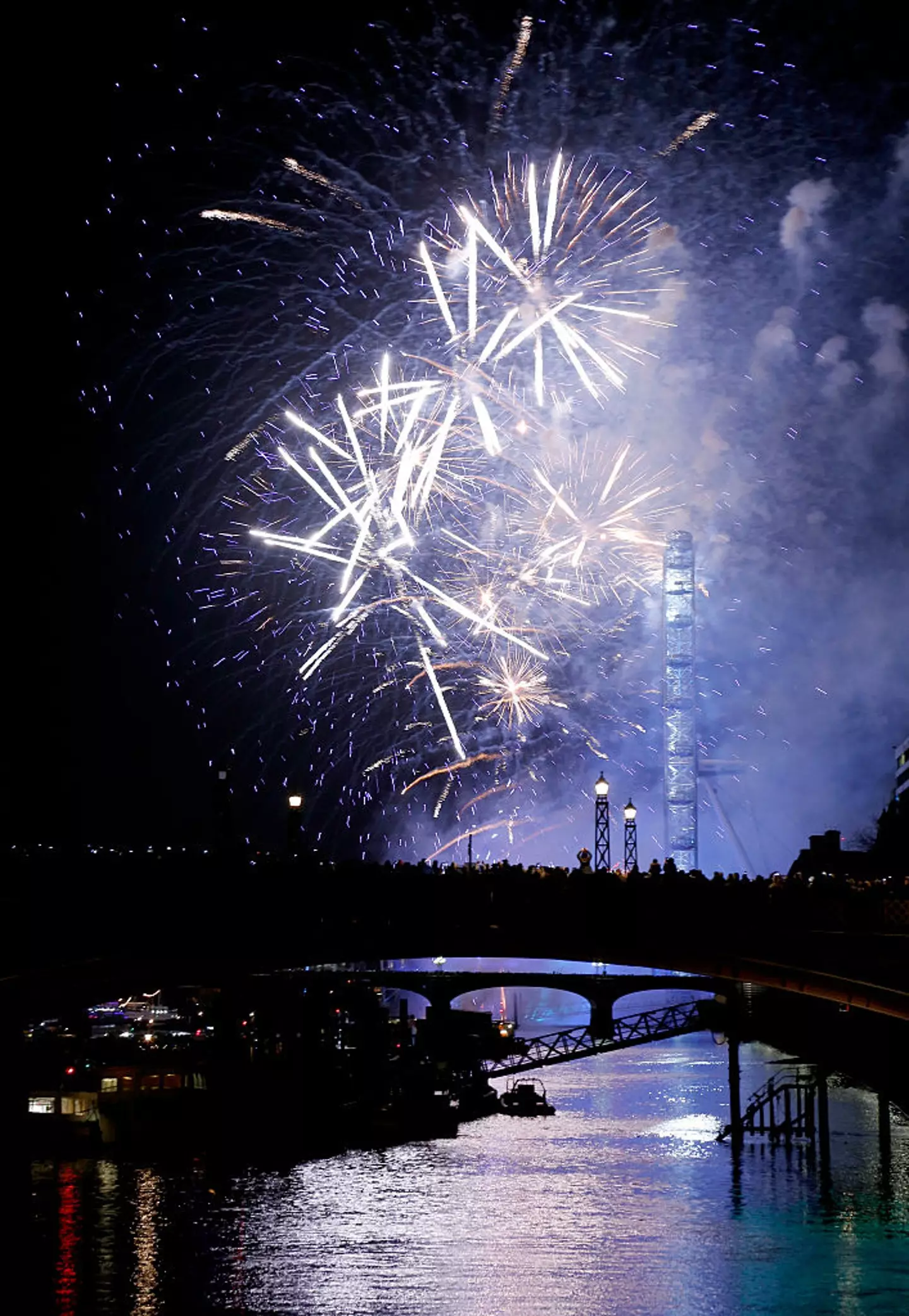 London's fireworks are watched by millions on the BBC (Athanasios Gioumpasis/Getty Images)