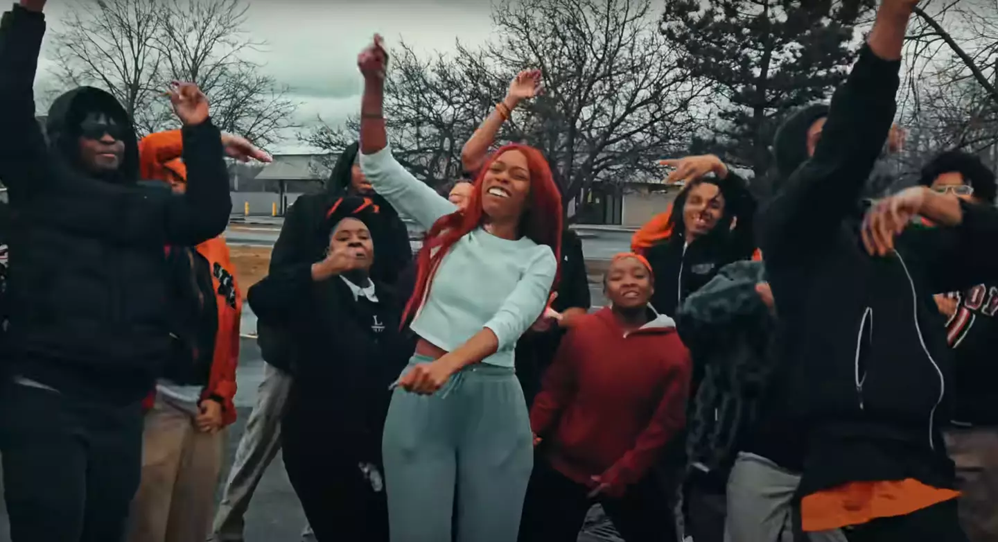 A US teacher has now recorded a rap single with her former students.