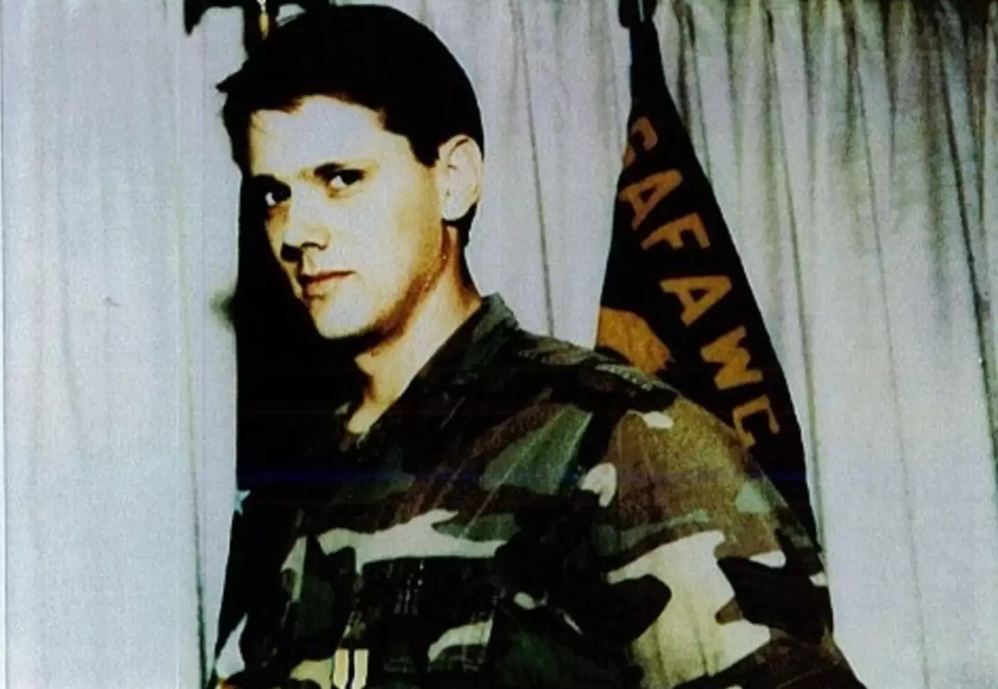 Edward Zakrzewski II is pictured in his Air Force uniform (Edward Zakrzewski legal team)