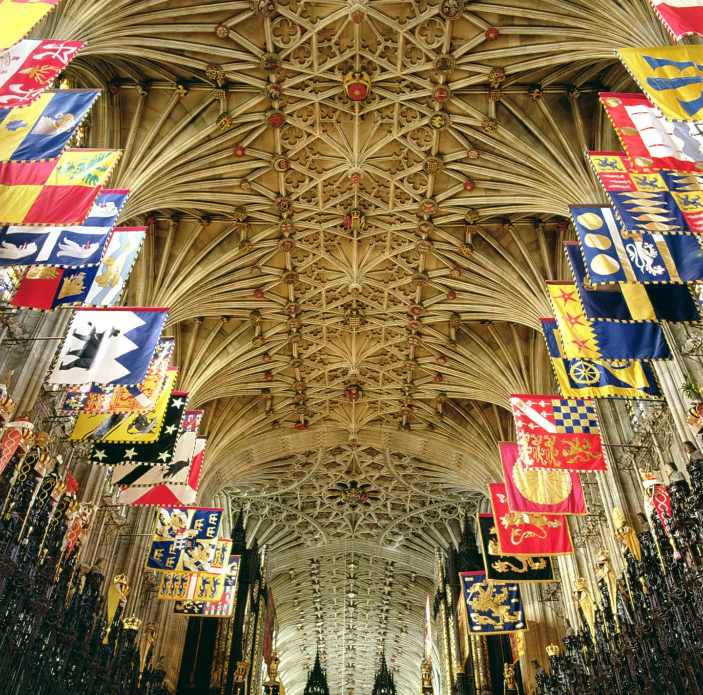 Prince Andrew's banner has been removed from St George's Chapel (Art Images via Getty Images)