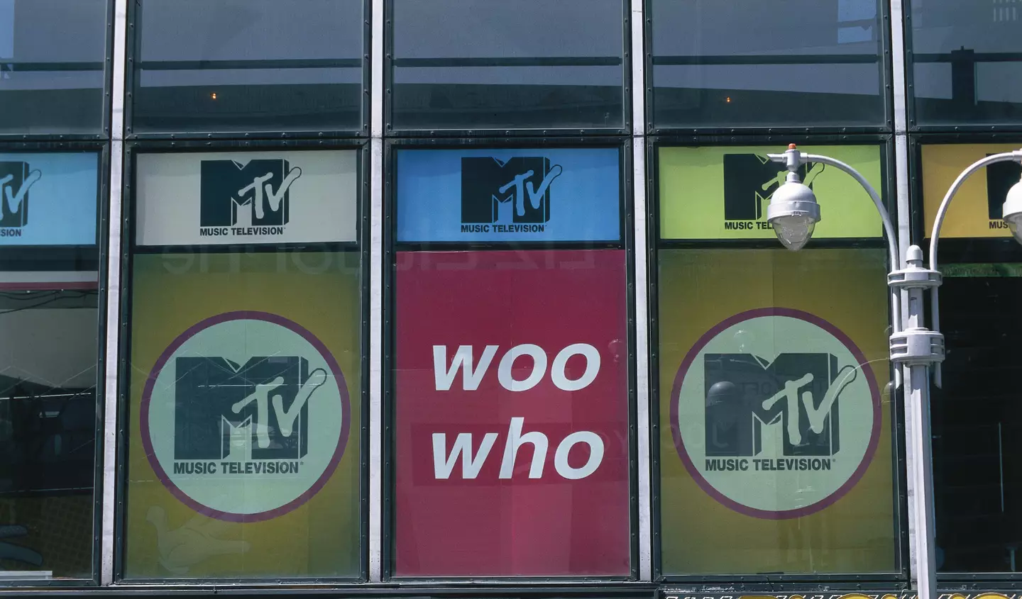 The MTV headquarters in New York, Times Square.